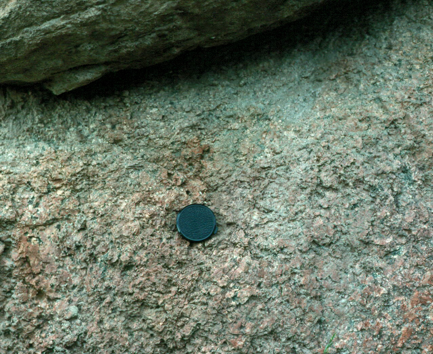 Image of the uppermost granite